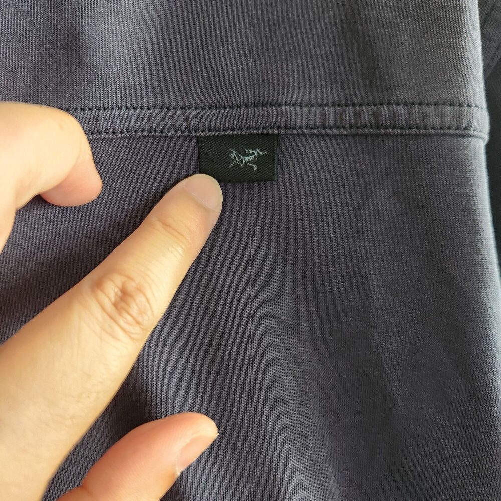Arc'teryx Blue Polo Shirt Size L streetwear grunge summer lounge - Picture 5 of 9